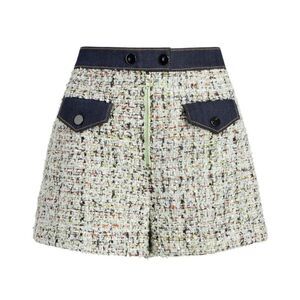 Cinq à Sept Multicolor Tweed Shorts